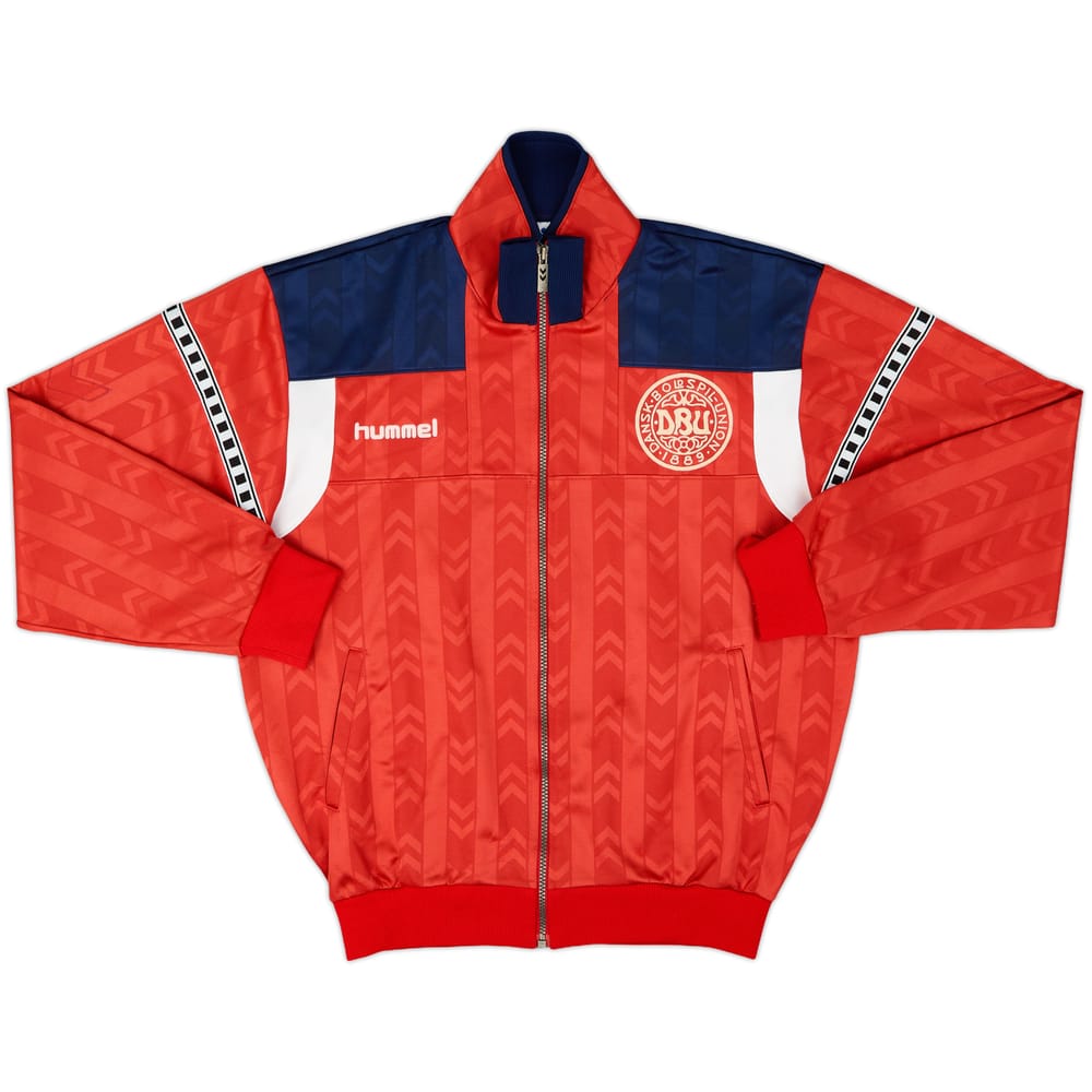 1996-97 Denmark Hummel Track Jacket - 8/10 - (L)