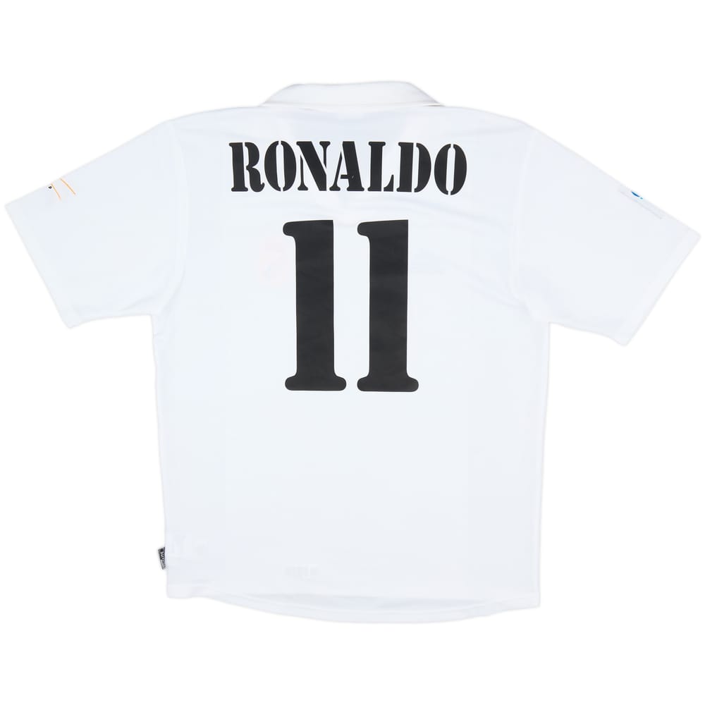 2002-03 Real Madrid Centenary Home Shirt Ronaldo #11 - 7/10 - (M)