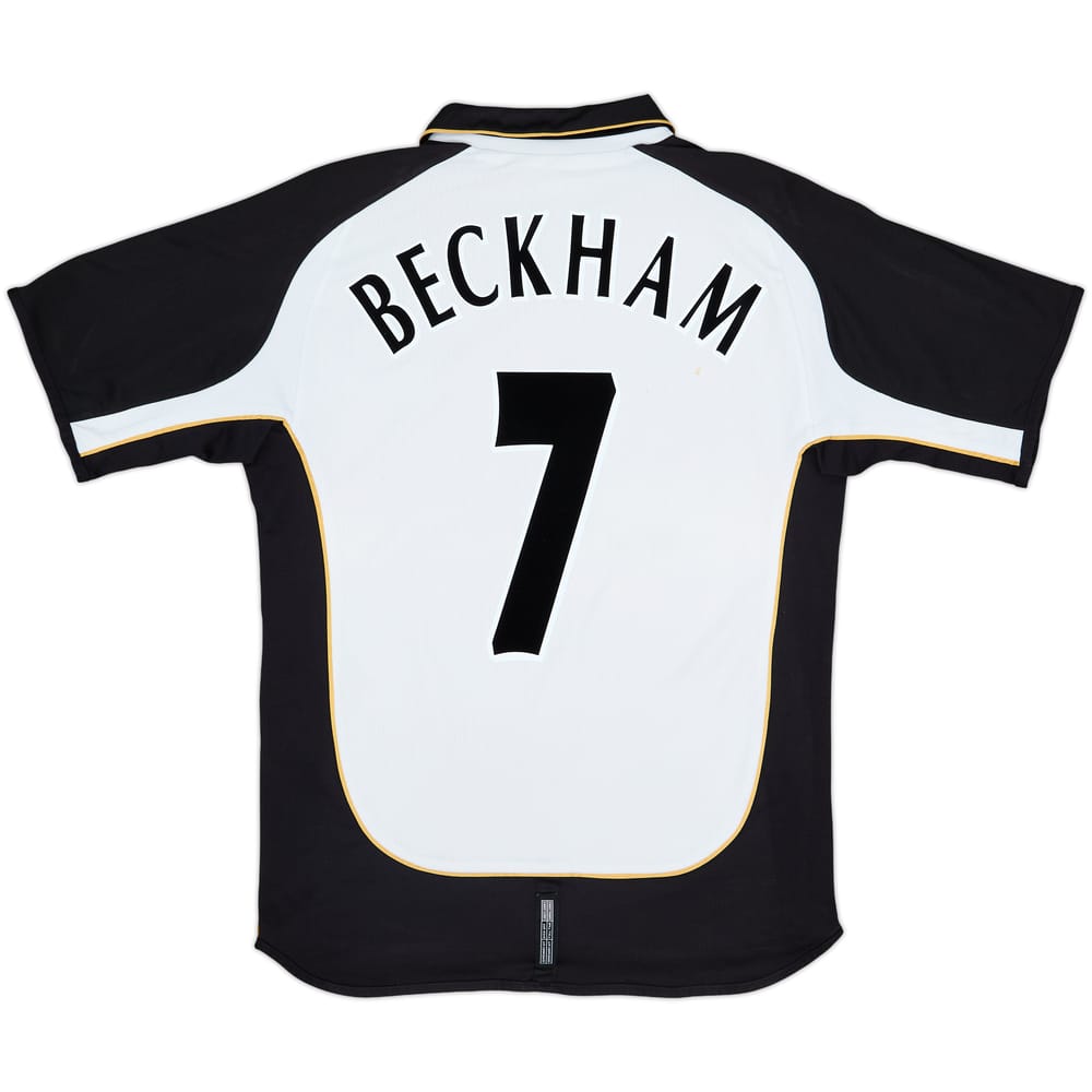2001-02 Manchester United Centenary Away/Third Shirt Beckham #7 - 8/10 - (M)