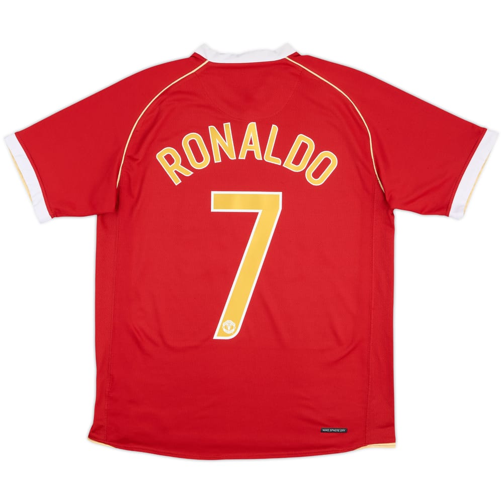 2006-07 Manchester United Home Shirt Ronaldo #7 - 7/10 - (M)
