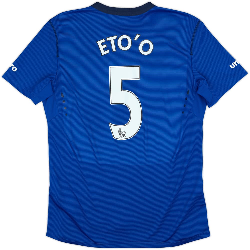 2014-15 Everton Home Shirt Eto'o #5 - 10/10 - (M)