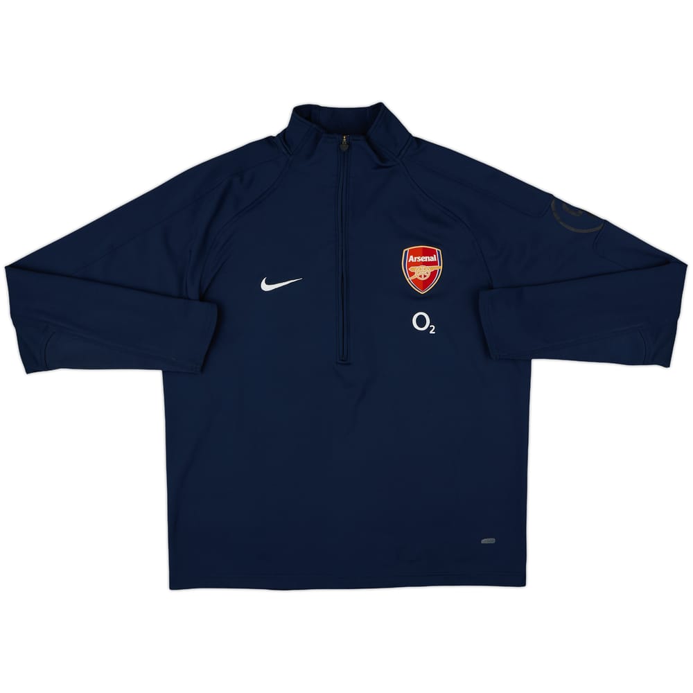 2005-06 Arsenal Nike 1/2 Zip Drill Top - 6/10 - (XL)