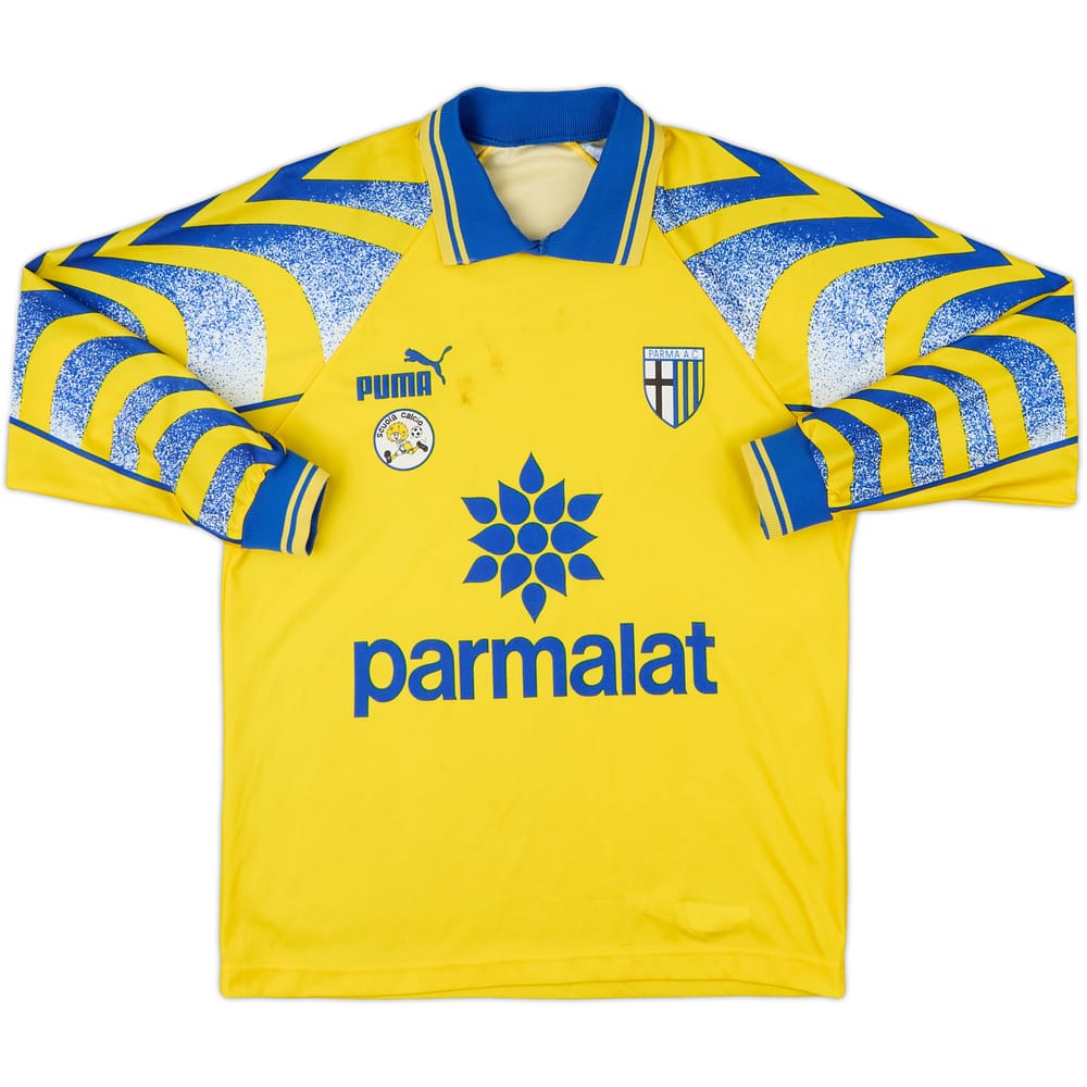 1995-96 Parma Scoula Third Basic L/S Shirt - 5/10 - (XS)