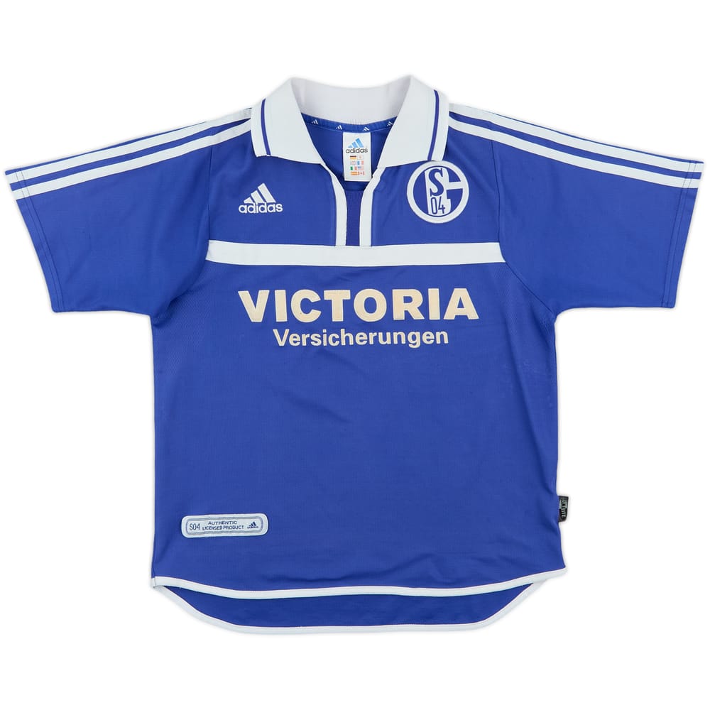 2001-02 Schalke Home Shirt - 8/10 - (M.Boys)