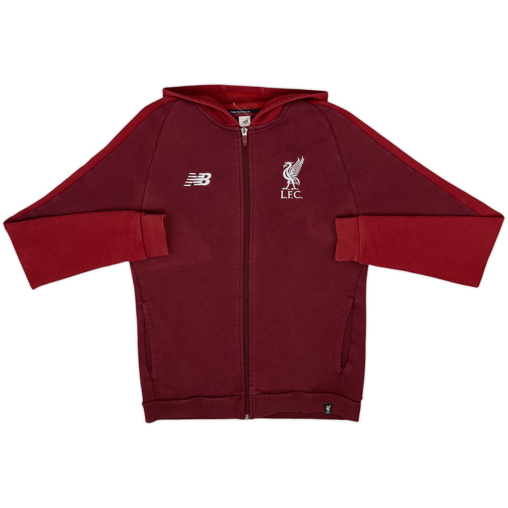 2018-19 Liverpool New Balance Hooded Track Jacket - 5/10 - (S)