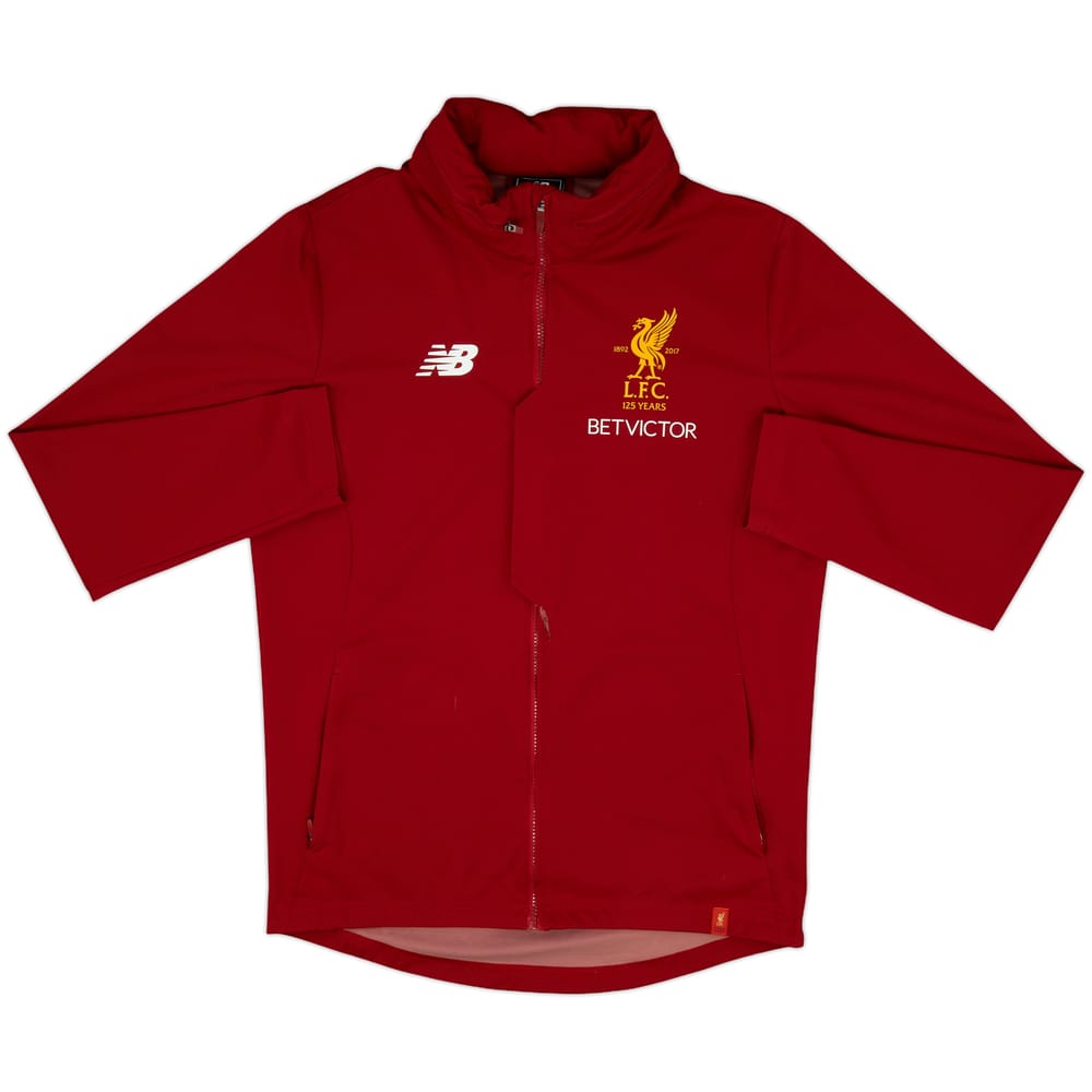 2017-18 Liverpool New Balance Hooded Track Jacket - 5/10 - (M)