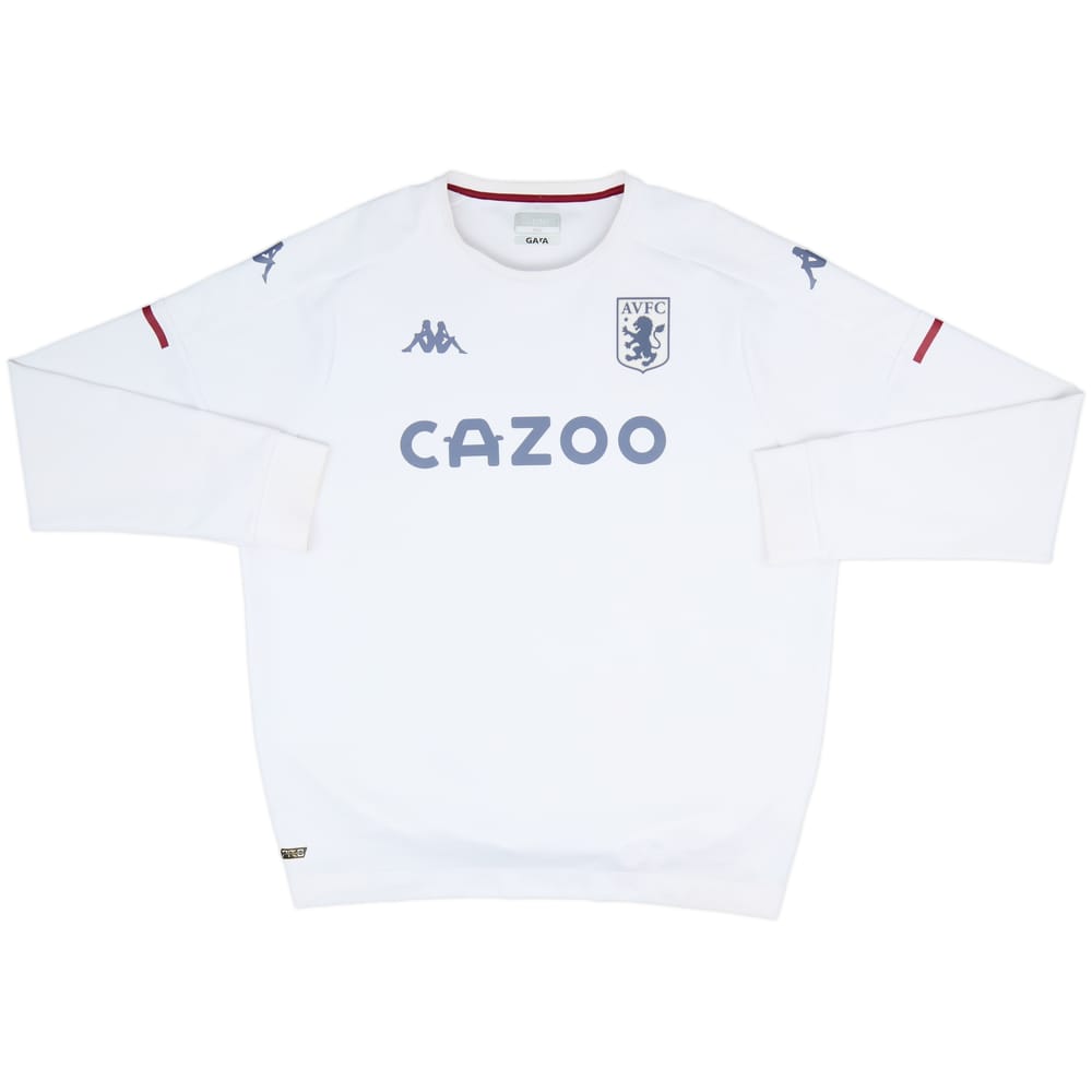 2020-21 Aston Villa Kappa Sweat Top - 7/10 - (4XL)
