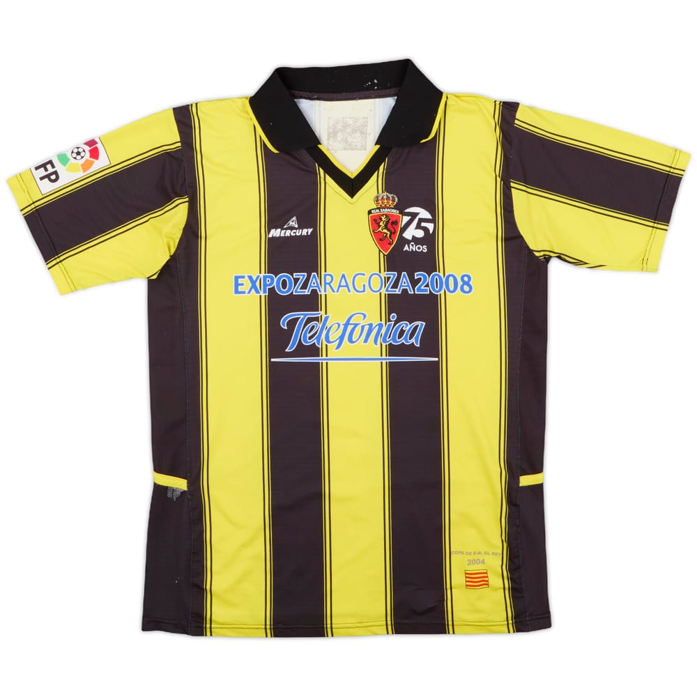 2007-08 Real Zaragoza Away Shirt - 5/10 - (M)
