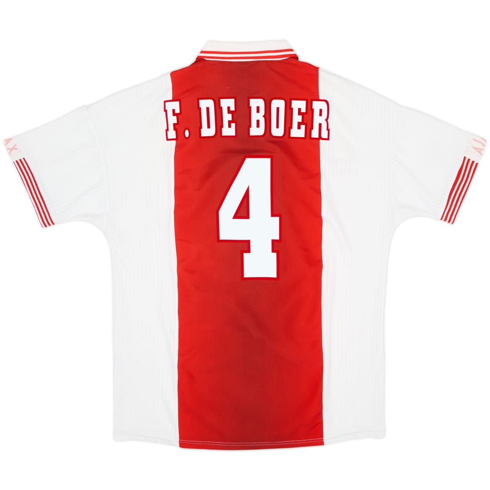 1997-98 Ajax Camiseta Local F.De Boer #4 - 8/10 - (L)
