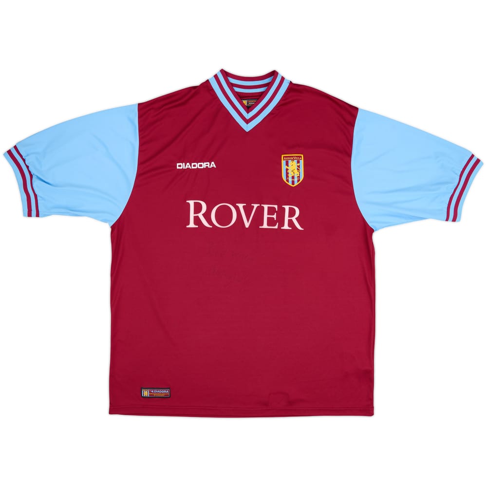 2002-03 Aston Villa Home Shirt - 8/10 - (XL)