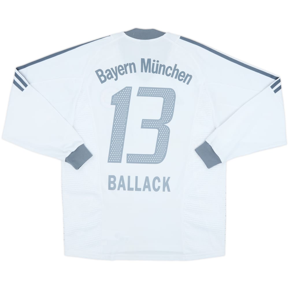 2002-03 Bayern Munich Away L/S Shirt Ballack #13 - 7/10 - (M)