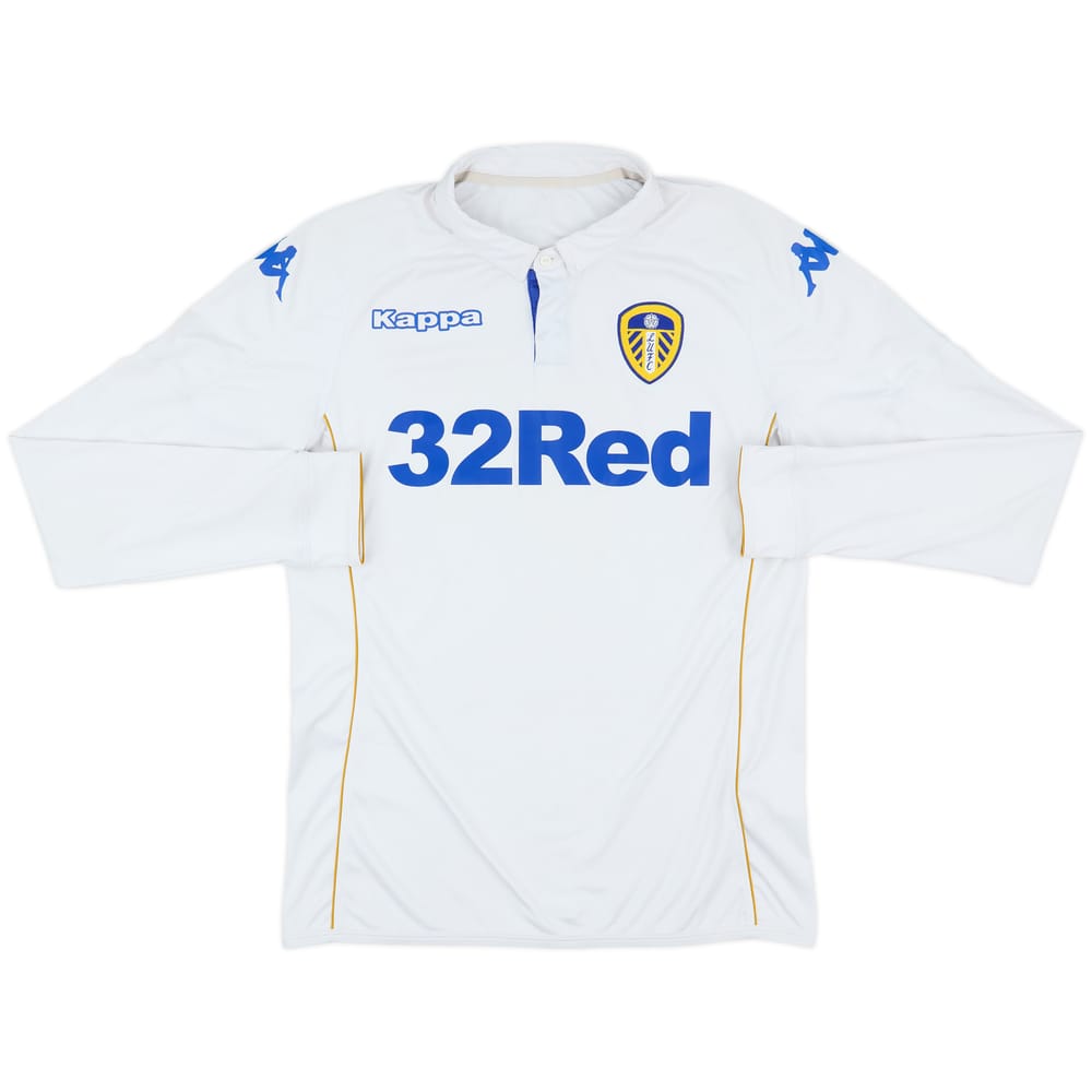 2016-17 Leeds United Home L/S Shirt - 4/10 - (M)