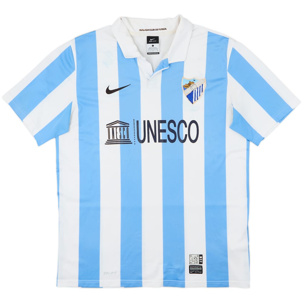 2012-13 Malaga CL Home Shirt - 4/10 - (L)