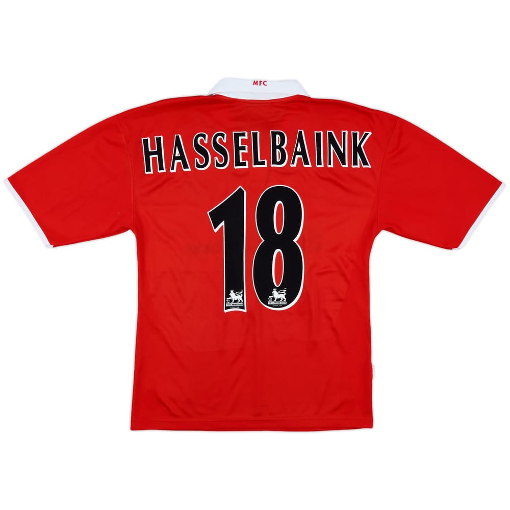 2004 Middlesbrough Home Shirt Hasselbaink #18 - 6/10 - (S)