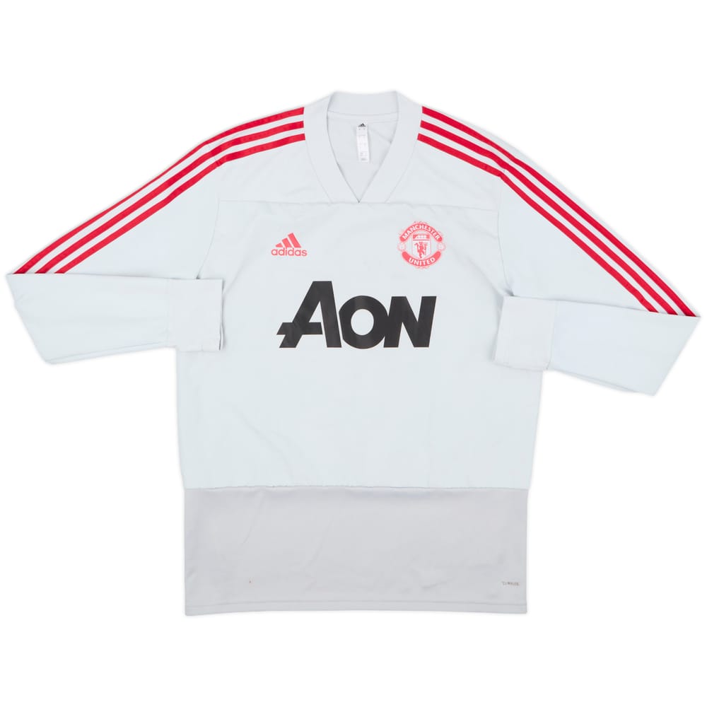 2018-19 Manchester United adidas Drill Top - 8/10 - (L)