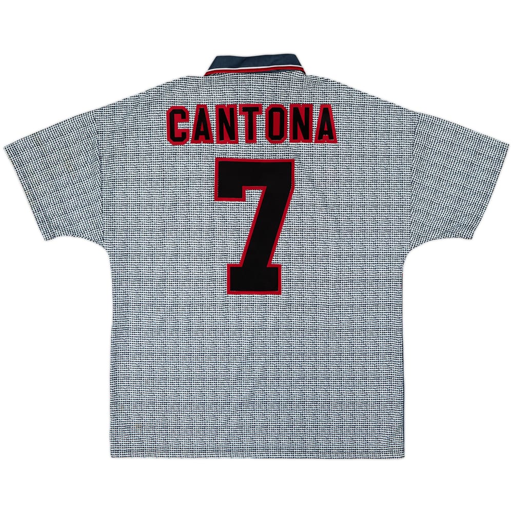 1995-96 Manchester United Away Shirt Cantona #7 - 8/10 - (L)