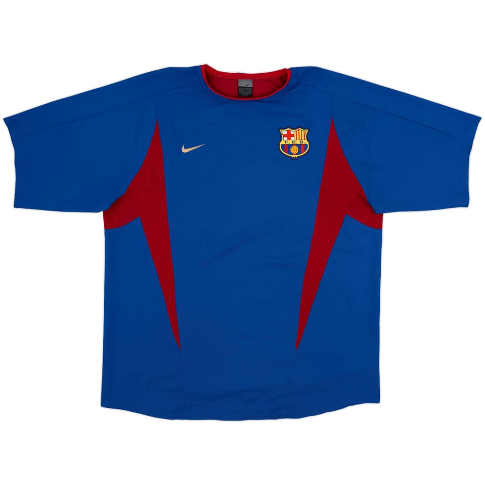 2002-03 Barcelona Nike Player Issue Training Shirt - 8/10 - (XL)