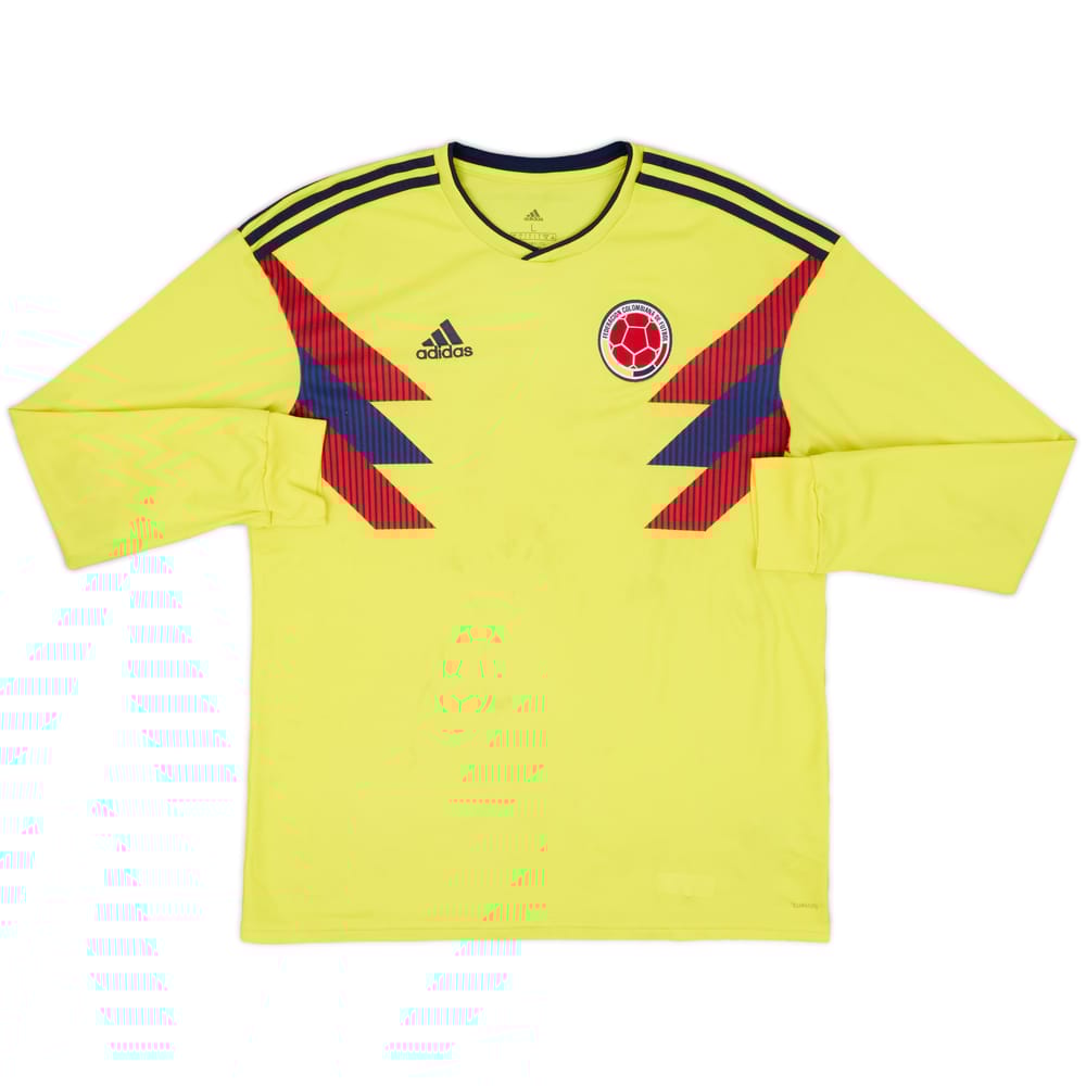 2018-19 Colombia Home L/S Shirt - 6/10 - (L)