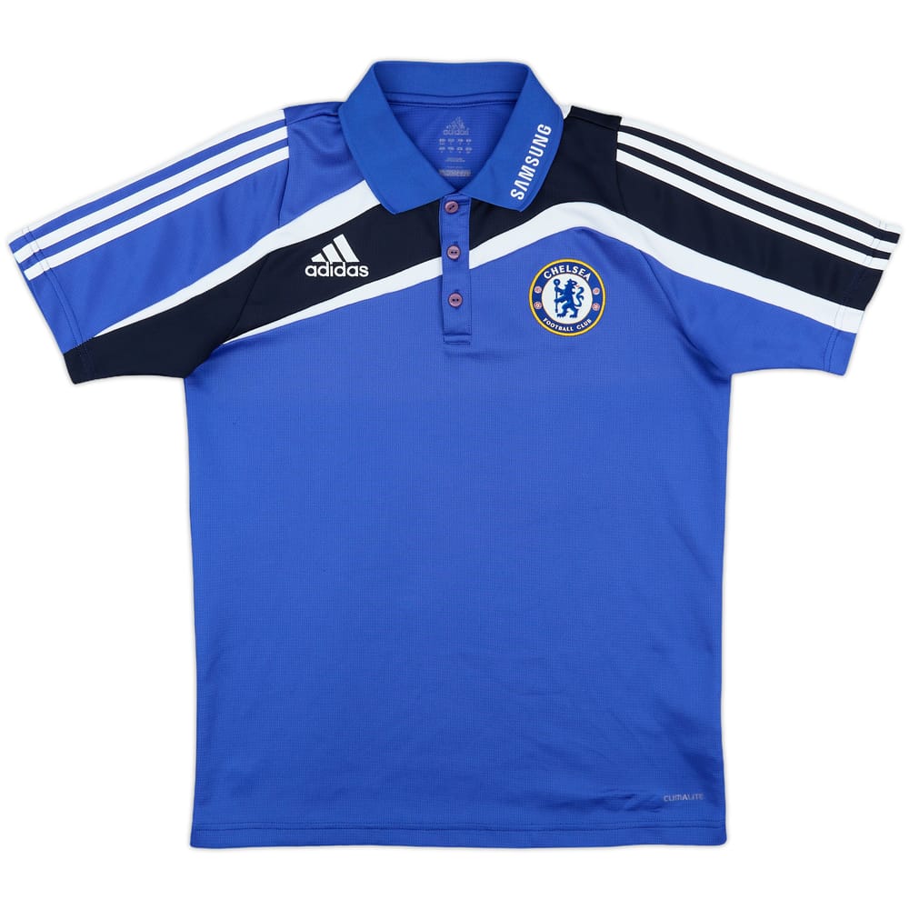 2009-10 Chelsea adidas Polo Shirt - 8/10 - (S)
