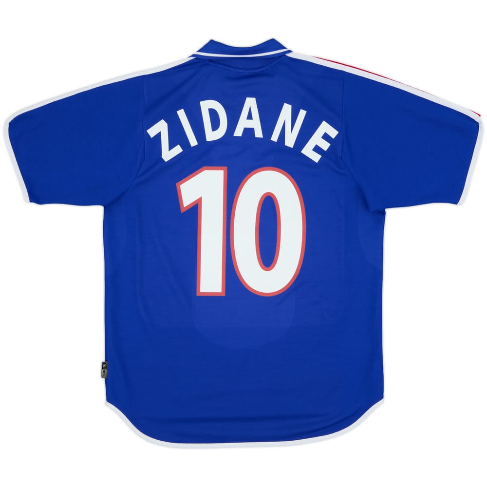 2000-02 France Home Shirt Zidane #10 - 10/10 - (M)