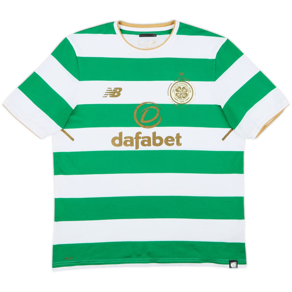 2017-18 Celtic 'Lisbon Lions 50th Anniversary' Home Shirt - 4/10 - (L)