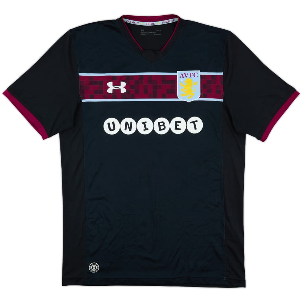 2017-18 Aston Villa Away Shirt - 9/10 - (L)