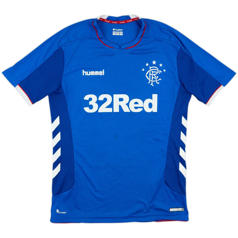 2018-19 Rangers Home Shirt - 4/10 - (L)