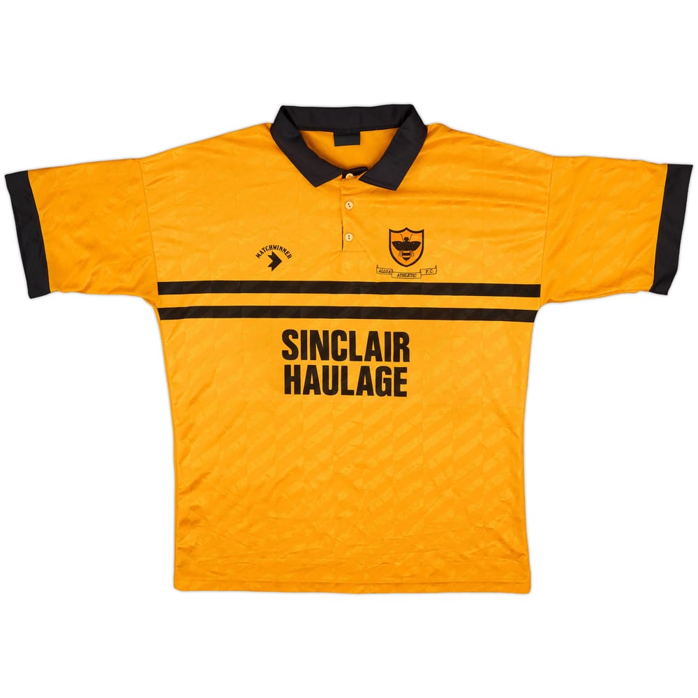 1990-92 Alloa Athletic Home Shirt - 9/10 - (L)