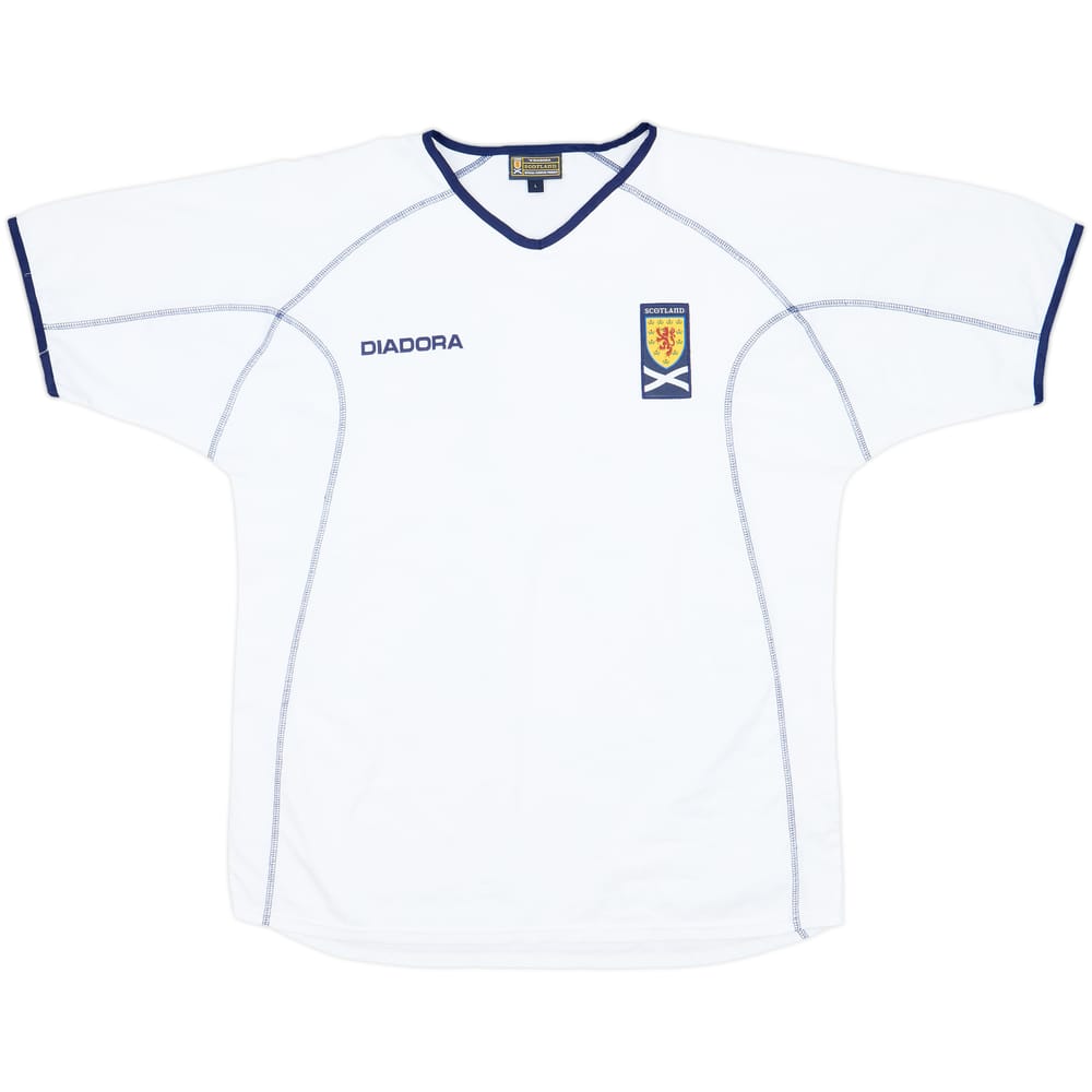 2003-05 Scotland Diadora Training Shirt - 10/10 - (L)