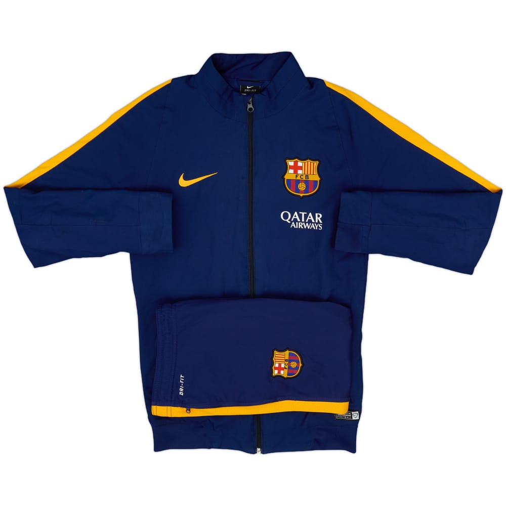 2015-16 Barcelona Nike Tracksuit - 7/10 - (S)