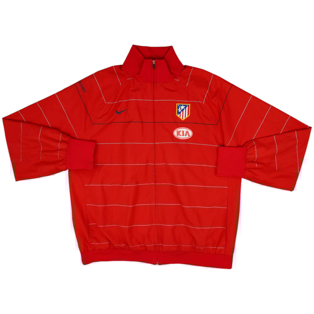 2008-09 Atletico Madrid Nike Track Jacket - 9/10 - (XL)