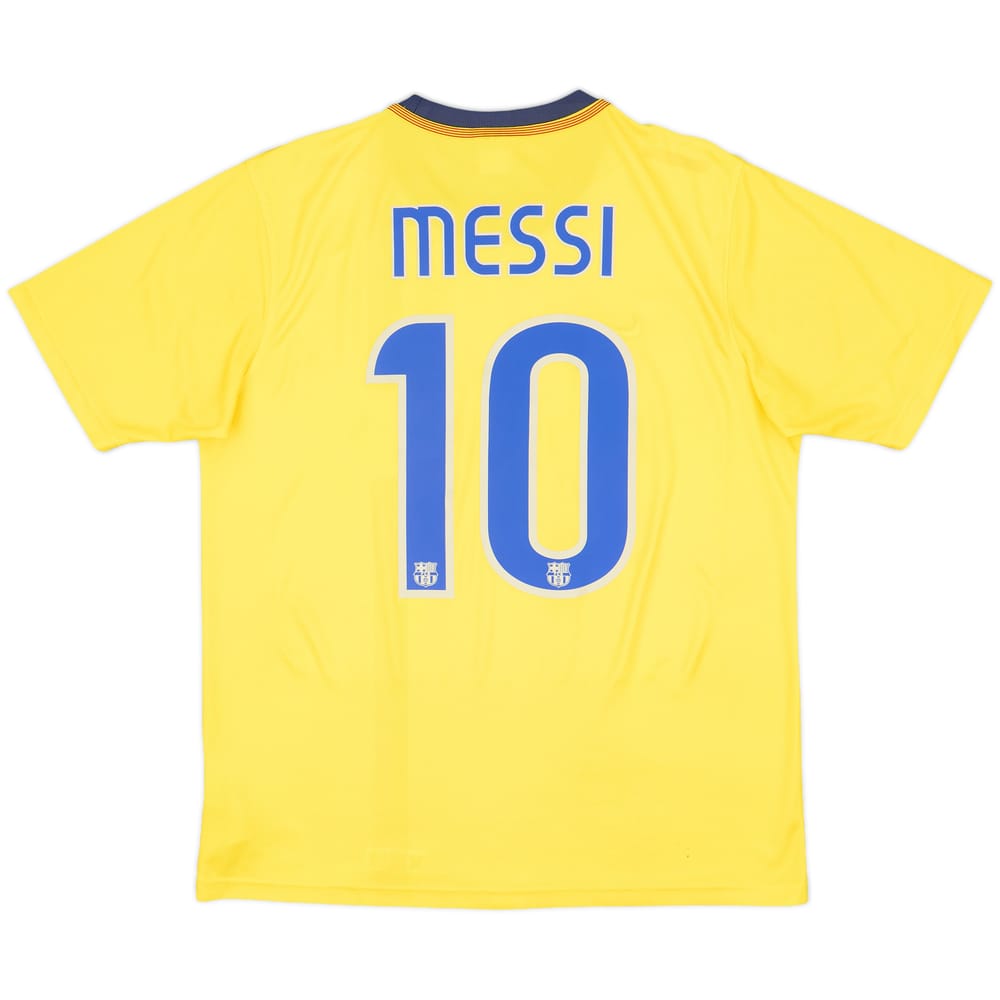 2008-10 Barcelona Basic Away Shirt Messi #10 - 8/10 - (M)