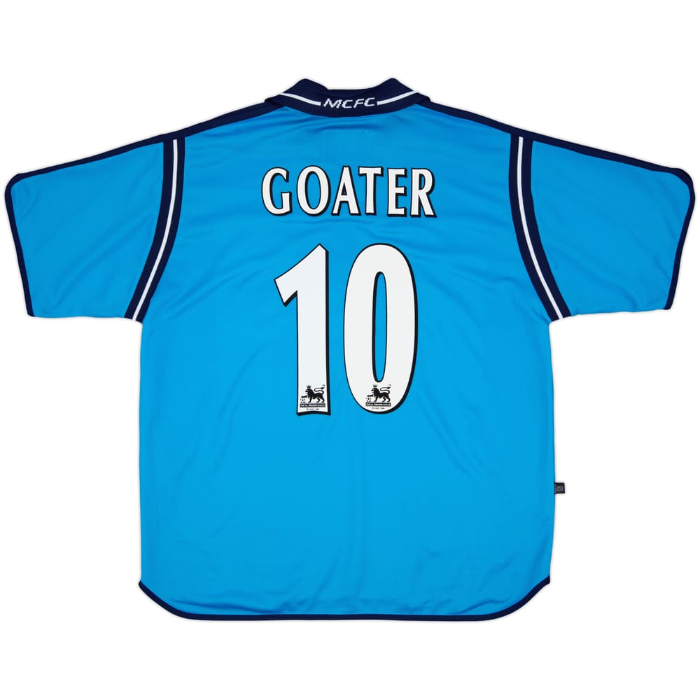 2002-03 Manchester City Home Shirt Goater #10 - 10/10 - (XL)