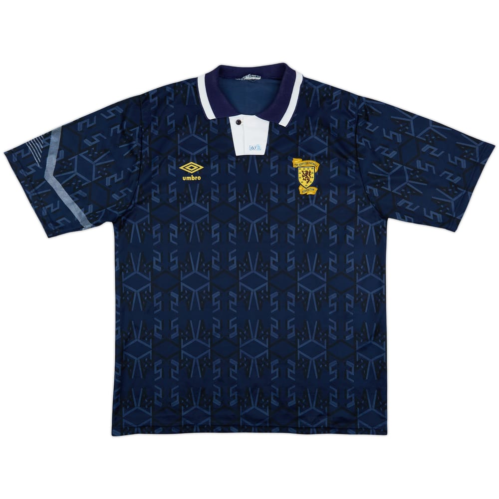 1991-94 Scotland Home Shirt - 8/10 - (XL)
