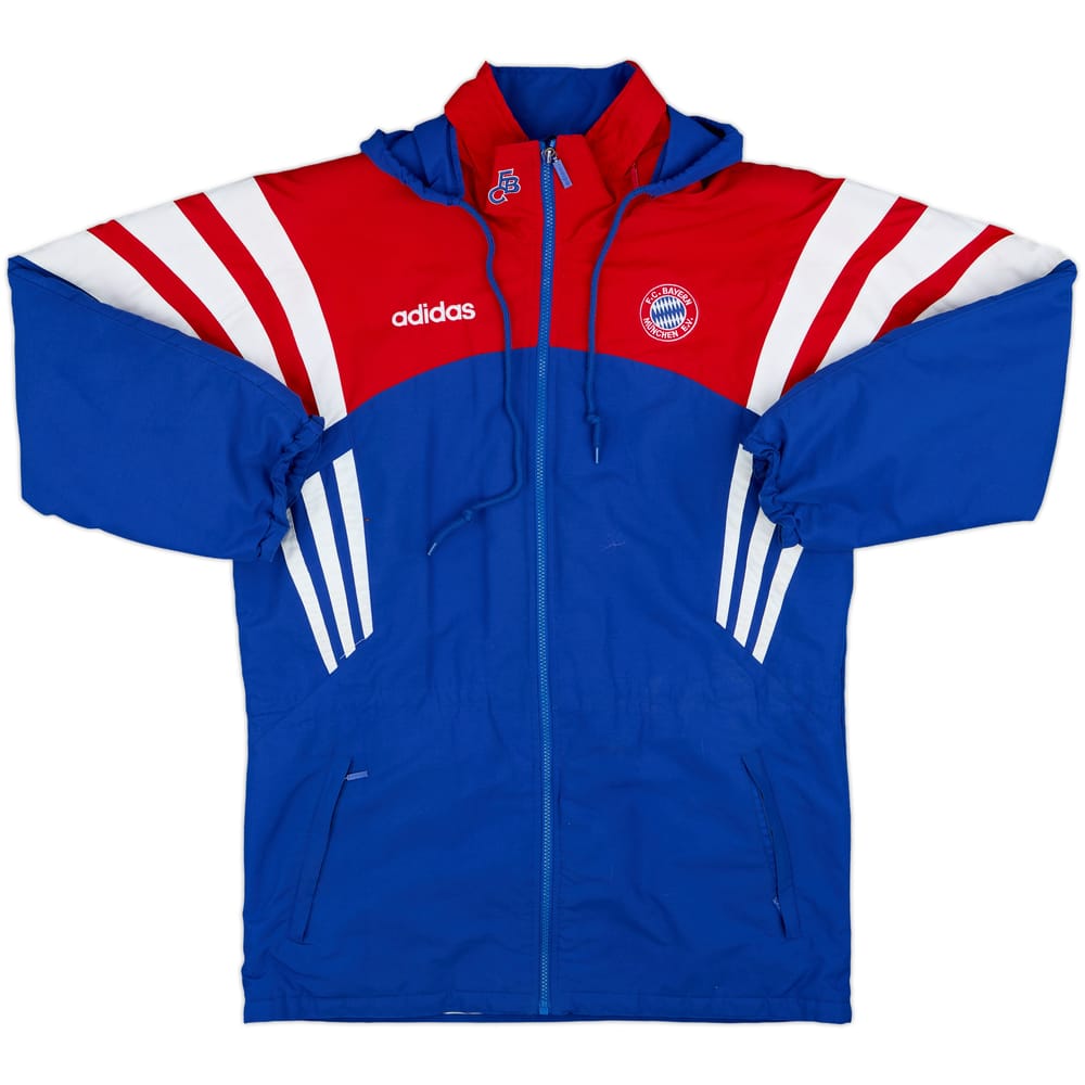 1995-96 Bayern Munich adidas Padded Bench Coat - 8/10 - (M)