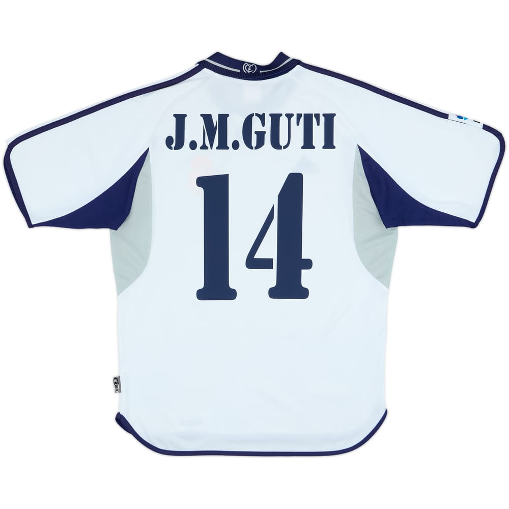 2000-01 Real Madrid Home Shirt J.M.Guti #14 - 6/10 - (M)