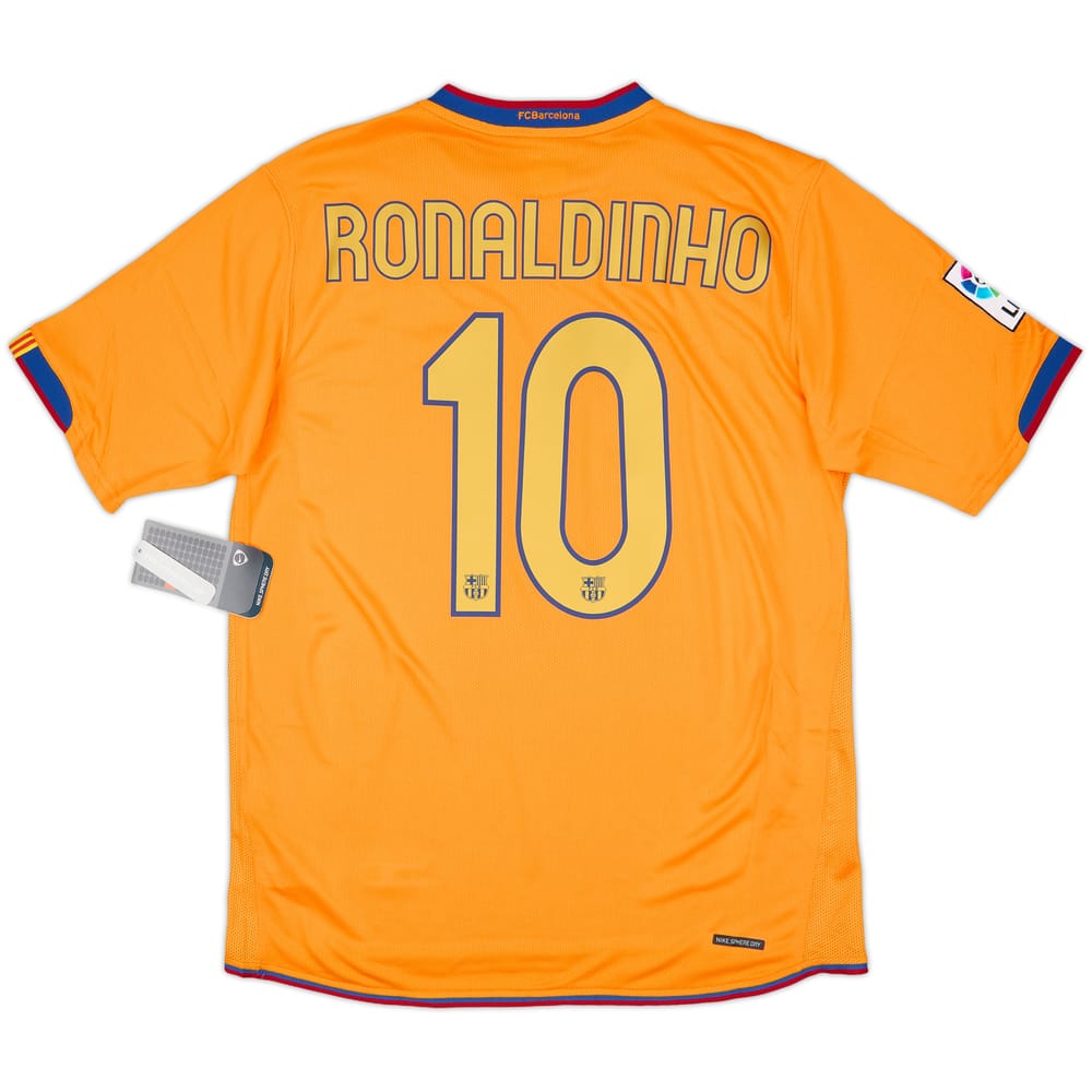 2006-08 Barcelona Away Shirt Ronaldinho #10 (M)