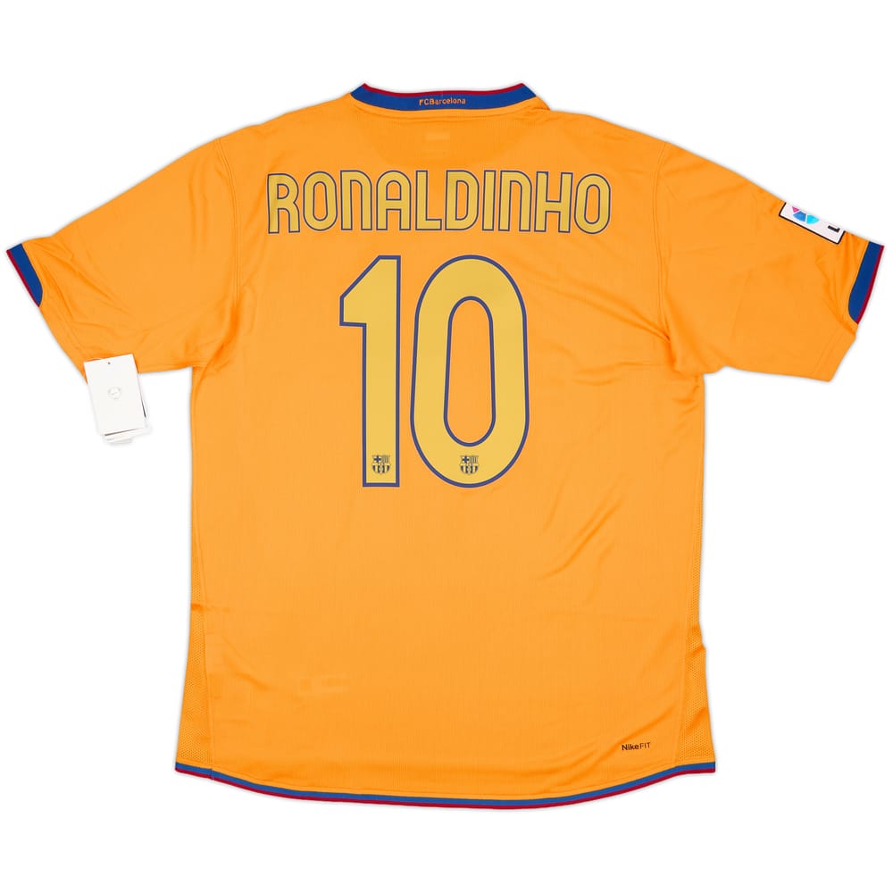 2006-07 Barcelona Away Shirt Ronaldinho #10 (L)