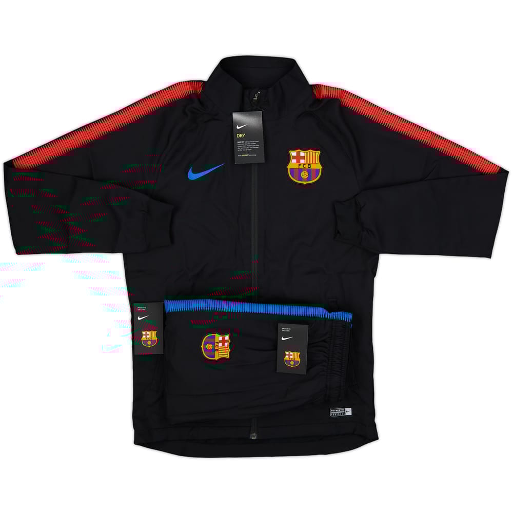 2017-18 Barcelona Nike Full Tracksuit (S)
