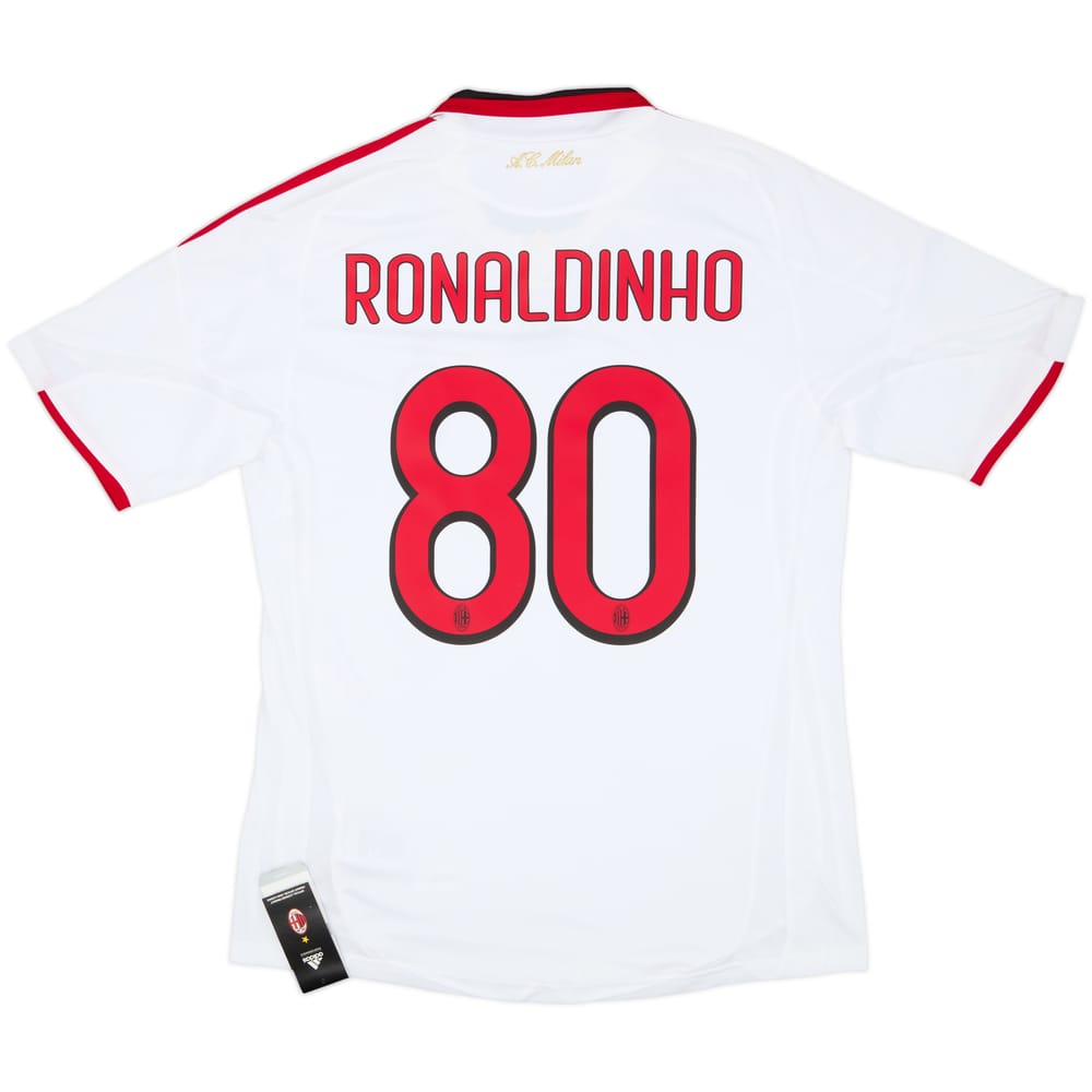 2008-09 AC Milan Away Shirt Ronaldinho #80 (L)