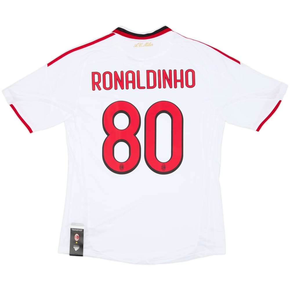 2008-09 AC Milan Away Shirt Ronaldinho #80 (L)