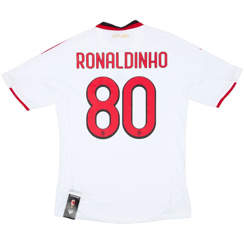 2008-09 AC Milan Away Shirt Ronaldinho #80 (M)