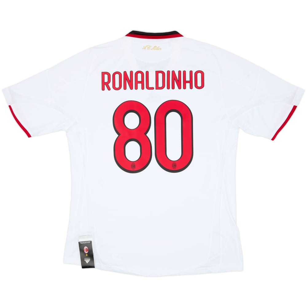 2008-09 AC Milan Away Shirt Ronaldinho #80 (XL)