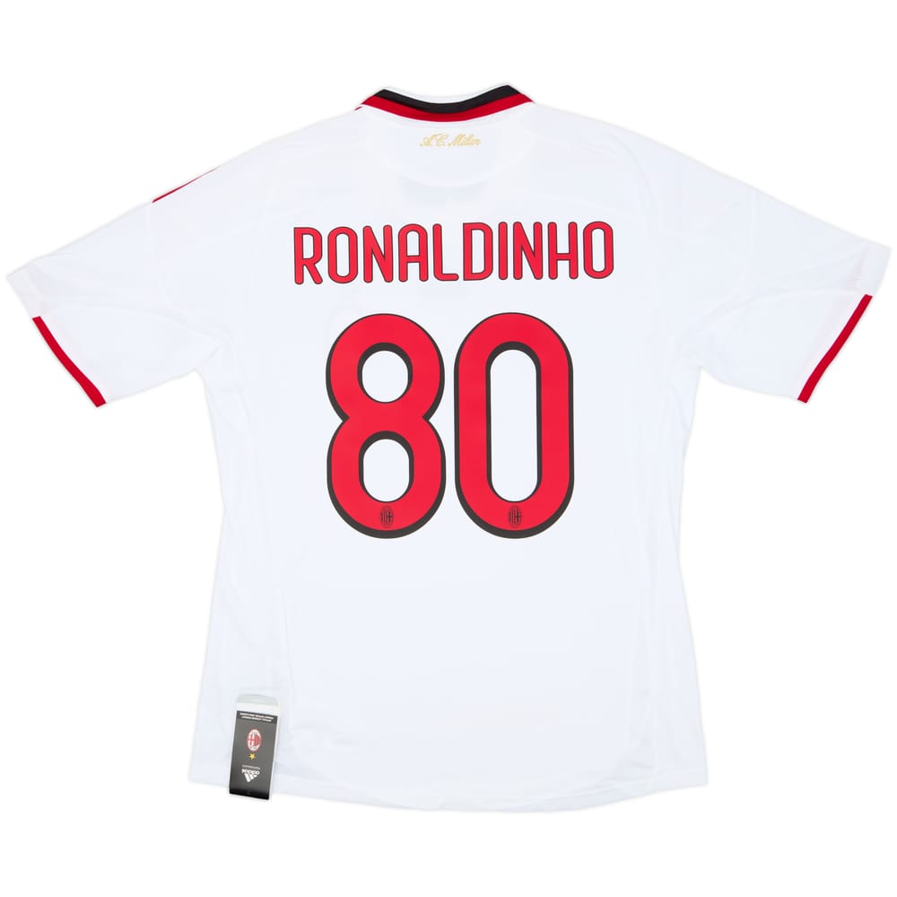 2008-09 AC Milan Away Shirt Ronaldinho #80 (L)