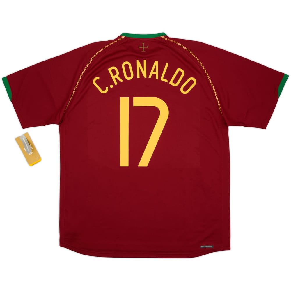 2006-08 Portugal Home Shirt C.Ronaldo #17 (XL)