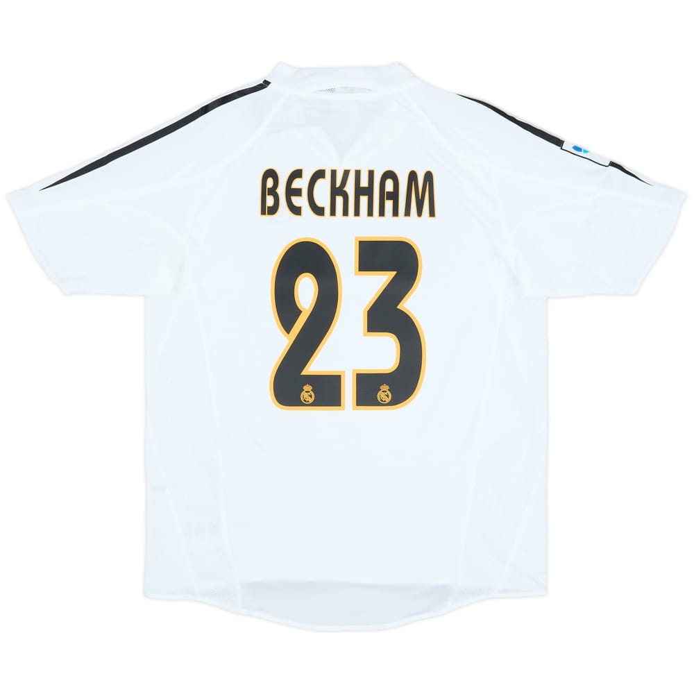 2004-05 Real Madrid Home Shirt Beckham #23 (XL.Boys)