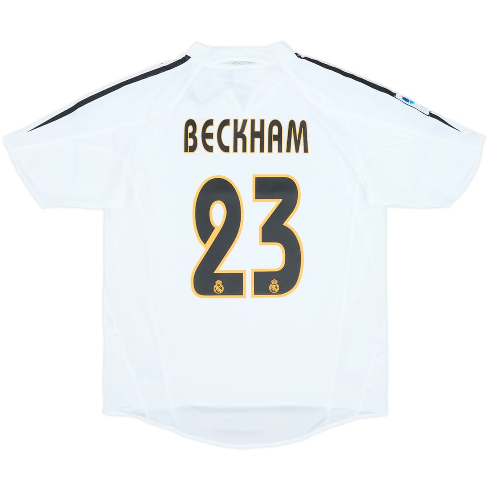 2004-05 Real Madrid Home Shirt Beckham #23 (XL.Boys)