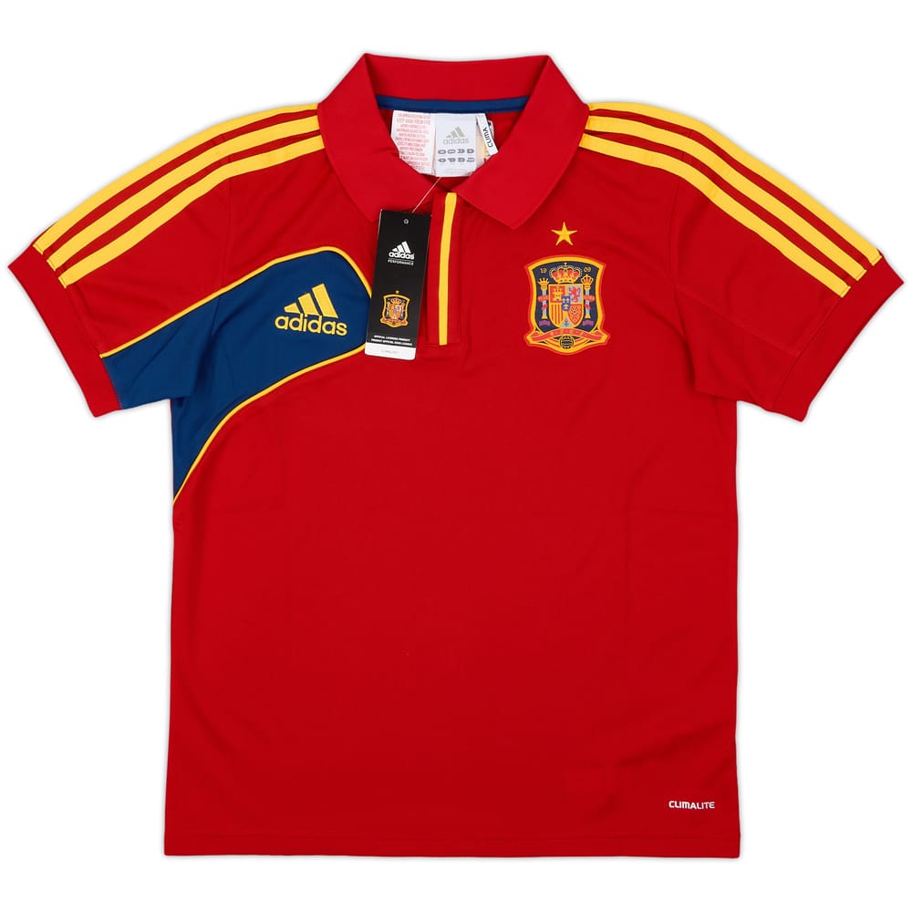 2011-12 Spain adidas Polo Shirt (L.Boys)