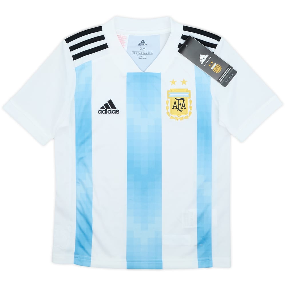 2018-19 Argentina Home Shirt (7-8 Years)