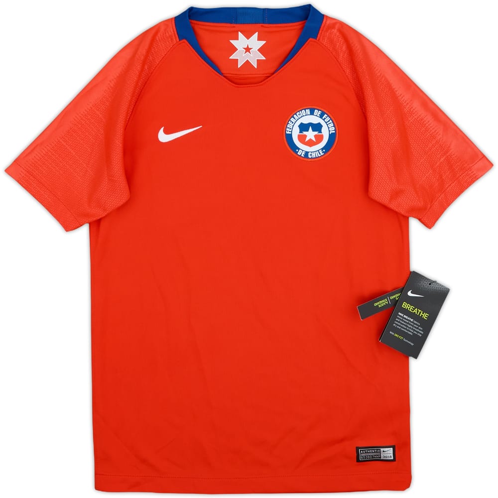2018-19 Chile Home Shirt (M.Boys)